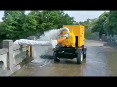 รถบรรทุกปั๊มดีเซลขนาดใหญ่ สําหรับการช่วยเหลือจากภัยพิบัติธรรมชาติและการบําบัดน้ําเสีย